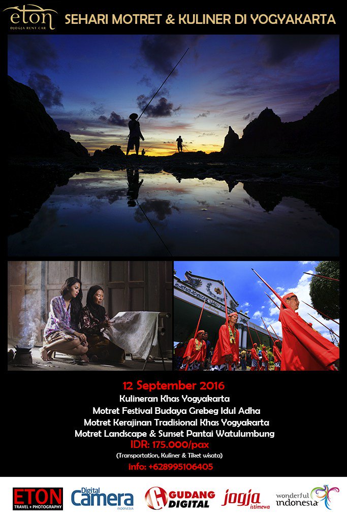 Sehari Motret &amp; Kuliner Di Yogyakarta endangtonari.com/sehari-motret-…