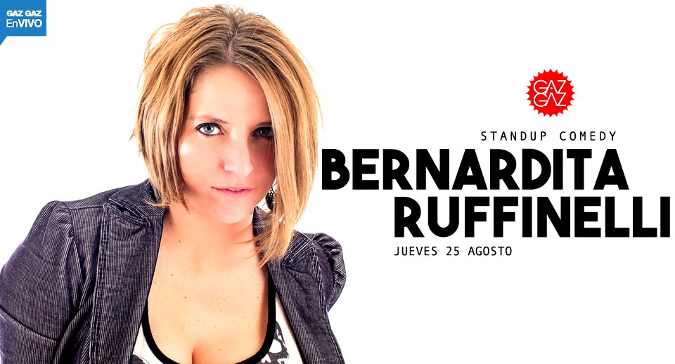 HOY Jueves EL SHOW DE BERNARDITA RUFFINELLI en Gaz Gaz 22:30 !!
Hoy. Imperdible !!! $5.000 general