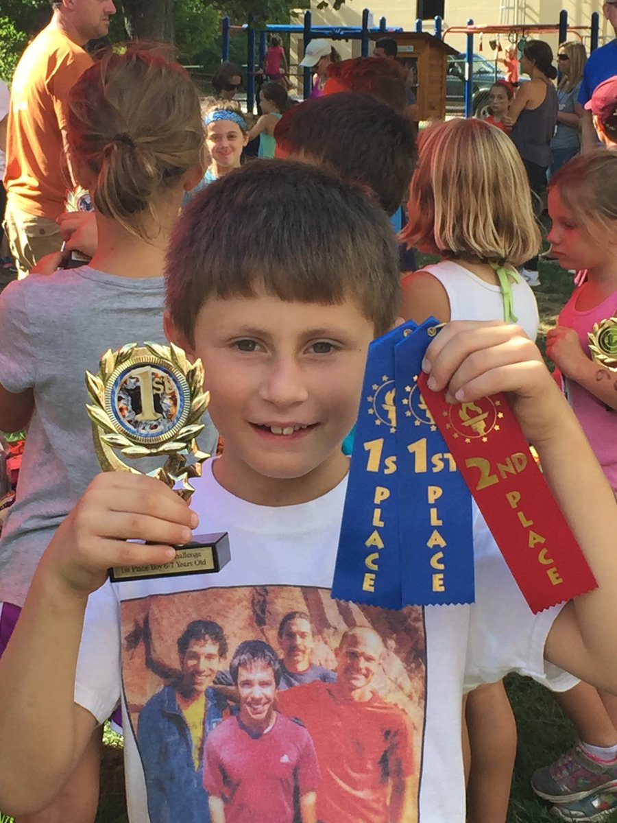 dmvargo's tweet photo. @wolfpackninja  7 yr old Sam won his first ninja competition while sporting his original WolfPack Tee #ninjawarrior https://t.co/IqKgZUMAPt