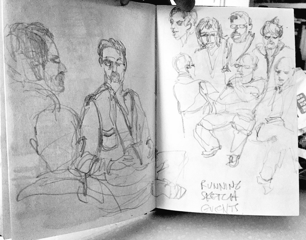 mariaregina_t's tweet photo. #uskmanchester2016 #urbansketchers more quick sketches. I drew Pip Seymour stall because I can't buy them all :) https://t.co/iGHCSukN7s
