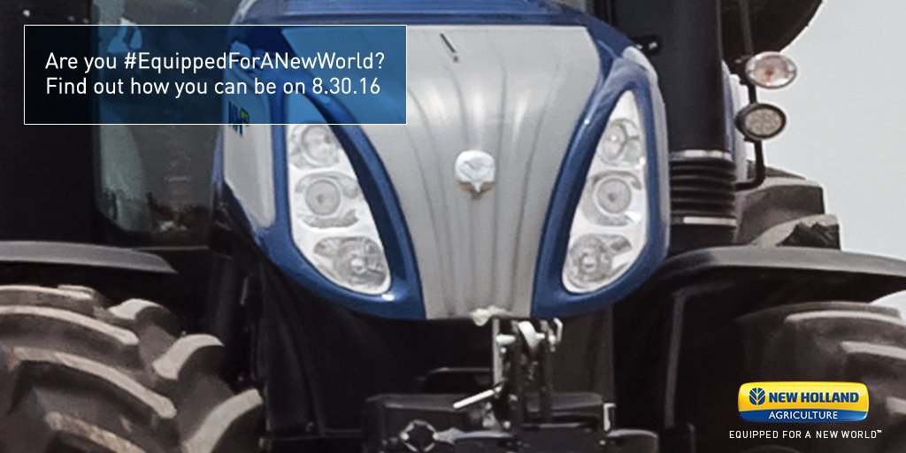NHAgriculture's tweet image. Revving our engines to share big news #FPS16! Follow along and share your photos with #EquippedForANewWorld.