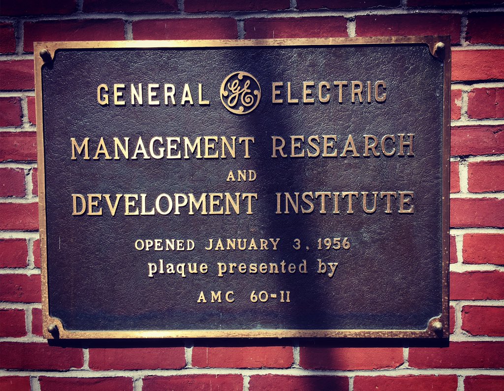 DLeimonitis's tweet photo. Welcome to the oldest corporate university in the US, GE Crotonville. #leadership #gcs2016 https://t.co/3sBBeJ1EG1