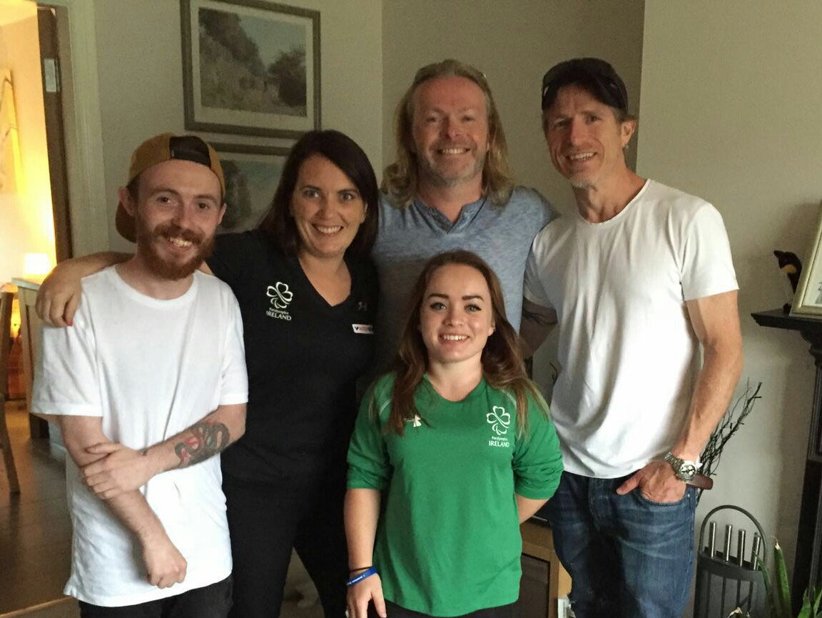 ParalympicsIRE's tweet photo. And that's a wrap folks! Filming officially over 🍀 @niamhmacdiscus wrapped it up in style👍 #DreamTeam #MoreThanSport https://t.co/xsU8HFySq8