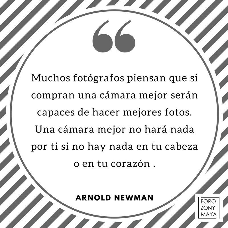 No es la cámara ni el equipo lo que hace a un fotógrafo, son la pasión y el amor las que marcarán su trabajo.
