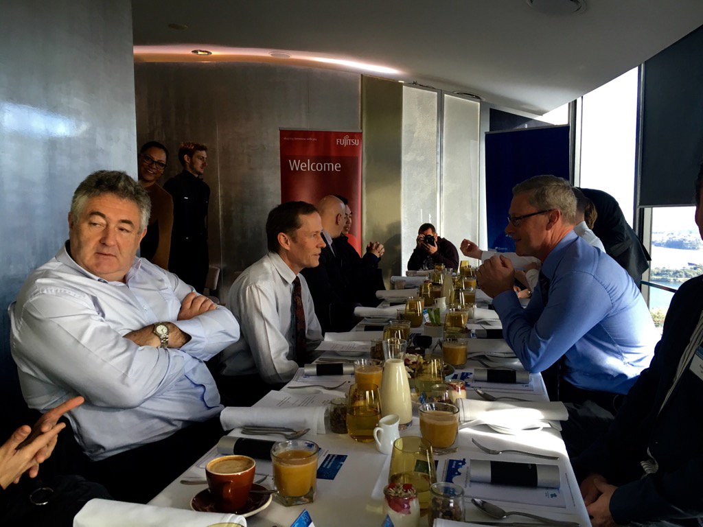IDC executive roundtable with #Fujitsu and #NetApp exploring the topic #BigData Big Brother