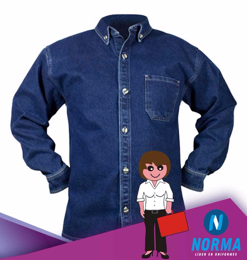 UniformesNorma's tweet photo. Camisas de mezclilla con y sin reflejantes para darle un toque casual y cómodo a tus trabajadores. #SomosFabricantes https://t.co/UlbCAbAcvP