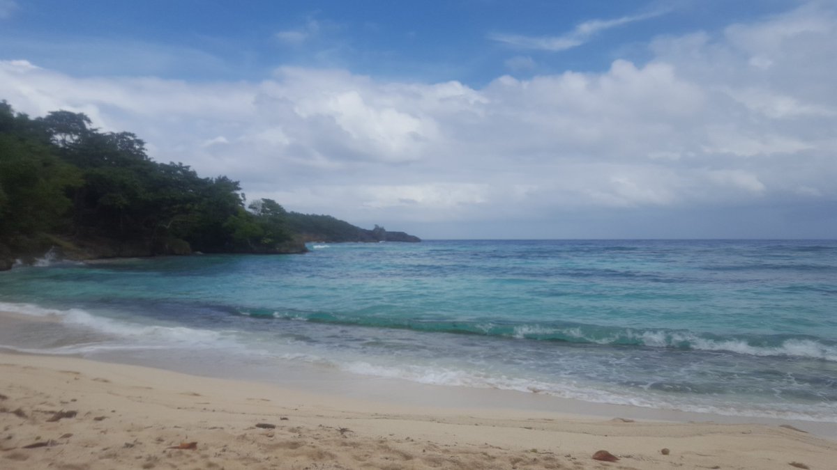 RT @dmccaulay My office today #winnifredbeach #portie #bigupwibeach