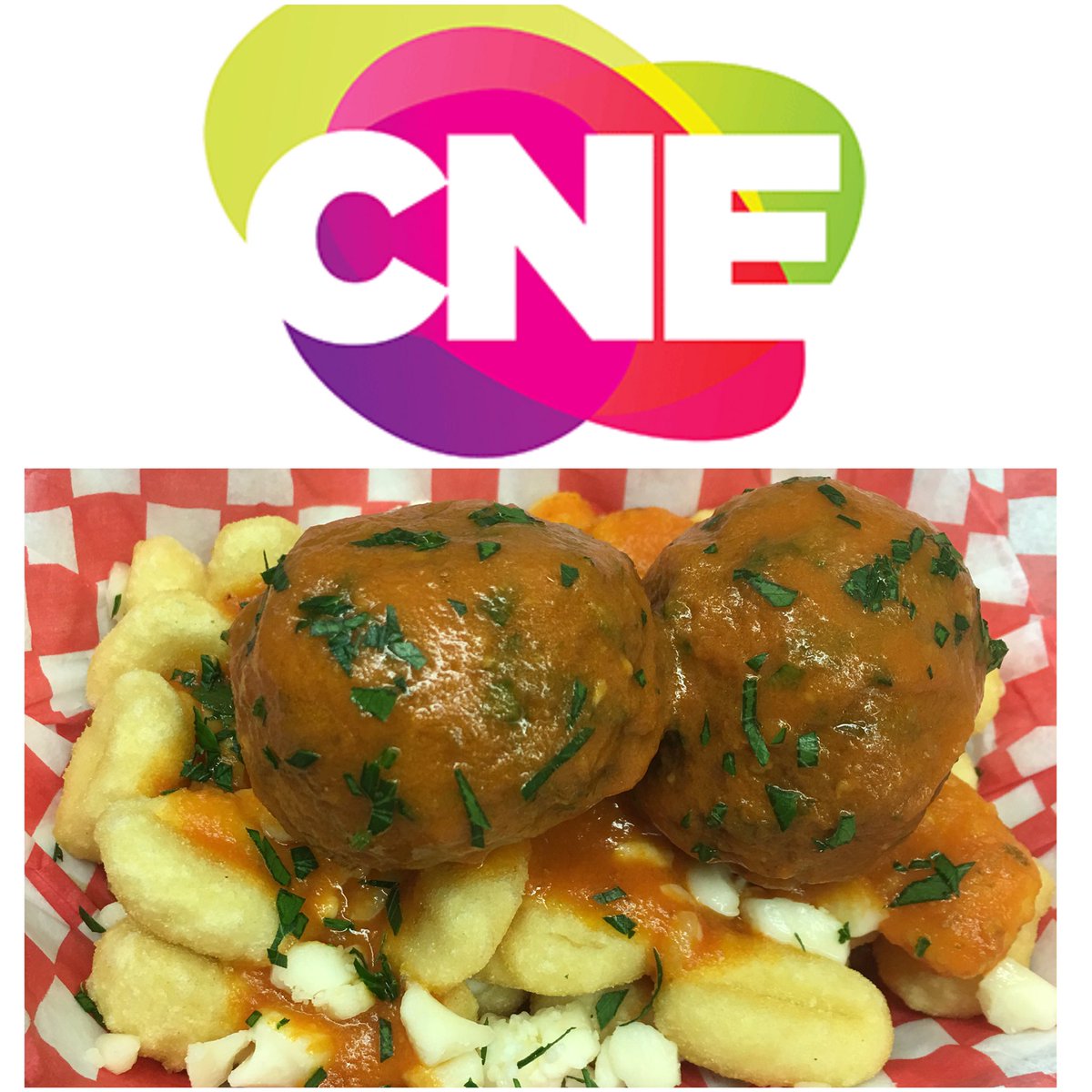 🚨🚨INTRODUCING THE MEATBALL ITALIAN POUTINE, A CNE EXCLUSIVE MENU ITEM🚨🚨