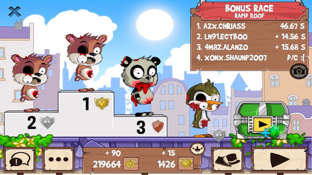 chriassFR2's tweet photo. Rough zombie game for them lol #funrun2 #ECTboo #Alanzo #Shaunp2007 https://t.co/xyQMiQe0HO
