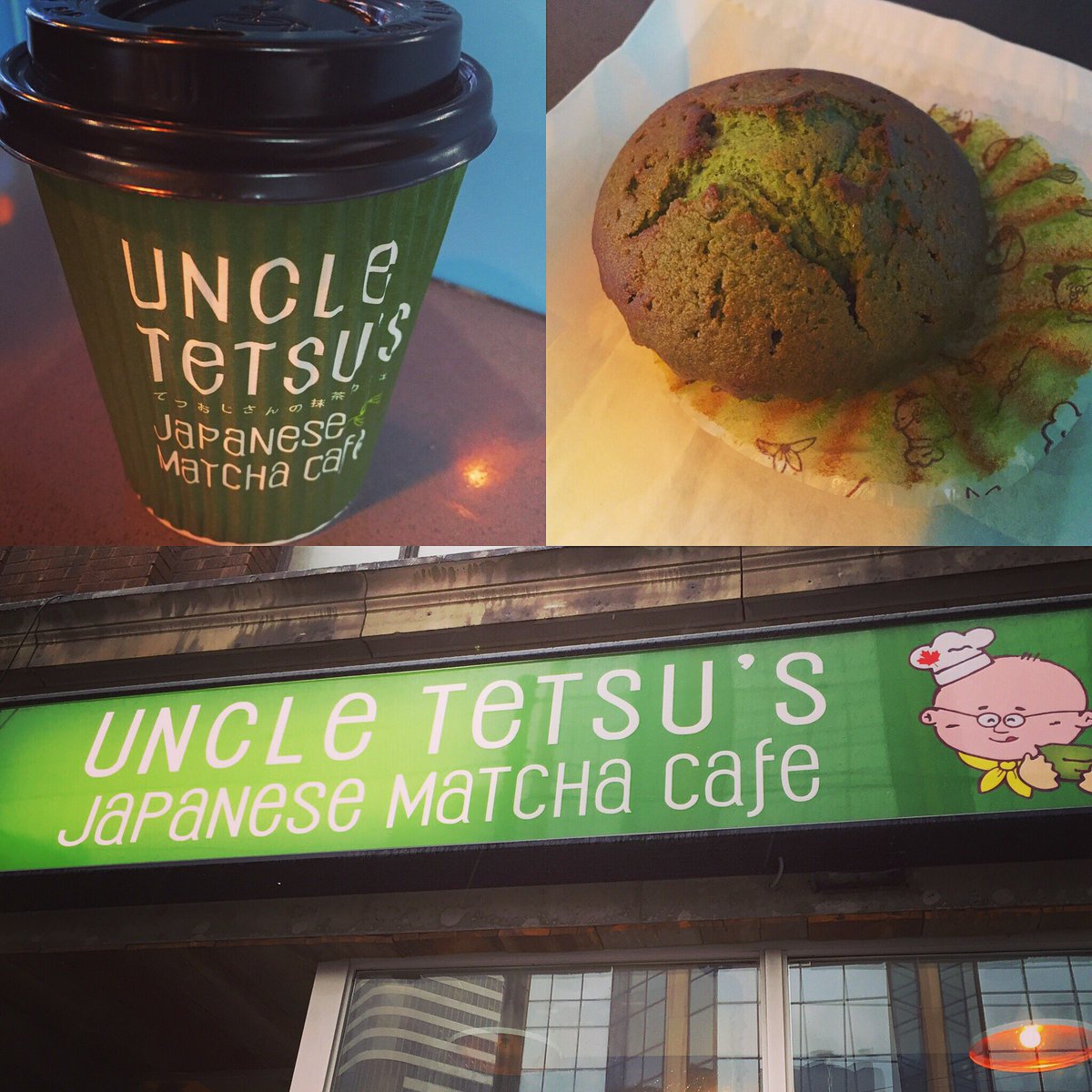 Meowtcha's tweet photo. Finally made it to #Toronto. So of course #UncleTetsus was the first order of business. #matcha heaven! https://t.co/5ErfDvn3kN