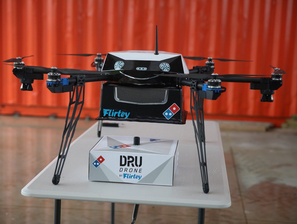 Domino's to deliver pizza by drone in New Zeland.  Looking at robotic delivery too.  sureup.us/2bSB2Pz