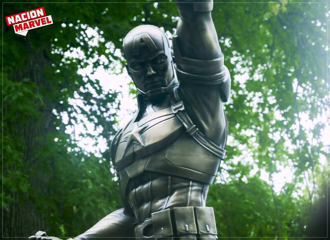 nacionmarvel's tweet photo. Hermosa la estatua de #CaptainAmerica 😱😍😍 #TeamCap #CaptainAmericaCivilWar https://t.co/d8lLgFZiDf