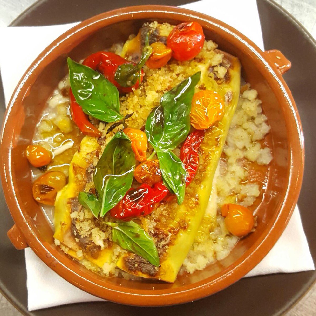 House made baked ricotta cannelloni available in our bar and lounge area.