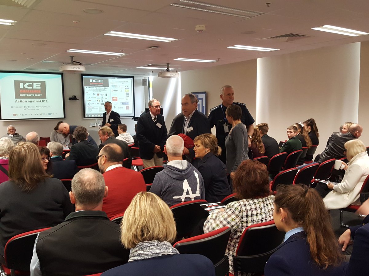 The room is filling up, looking forward to hearing what the teams have developed