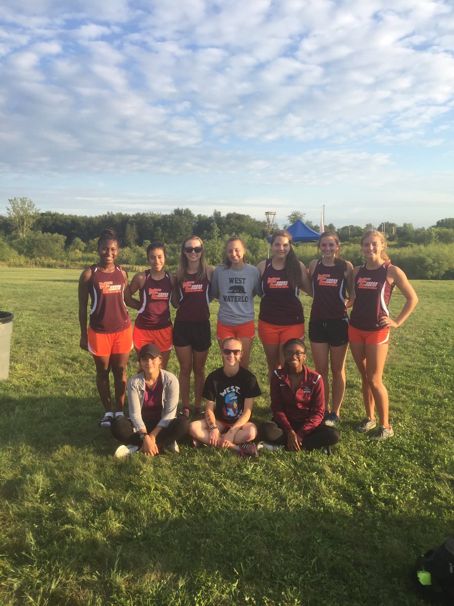Ms_Reimer's tweet image. History in the making! First ever Waterloo XC meet &amp;amp; a last first race of the season for our seniors! #WaterlooPride