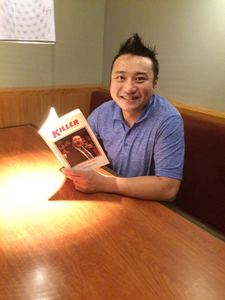 chancesrottawa's tweet photo. @chaptersindigo R manager is caught reading Killer: the Brian Kilrea Story!! @CHImon3y @Ottawa67sHockey #Rlegend https://t.co/VrT2CC9MME