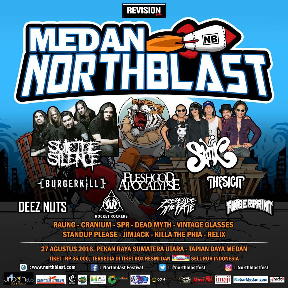 Yeaaaaah..H-1 utk festival merayakan #semangatbaja Medan #MagnitudeNorthblast. Siap?