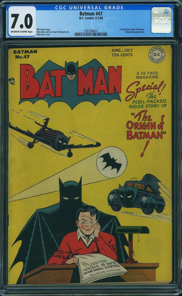ChrisCampbell8's tweet photo. This is gonna go for $3k+. First detailed origin of Batman. #ComicLinkPreview https://t.co/pRw6MY42HL