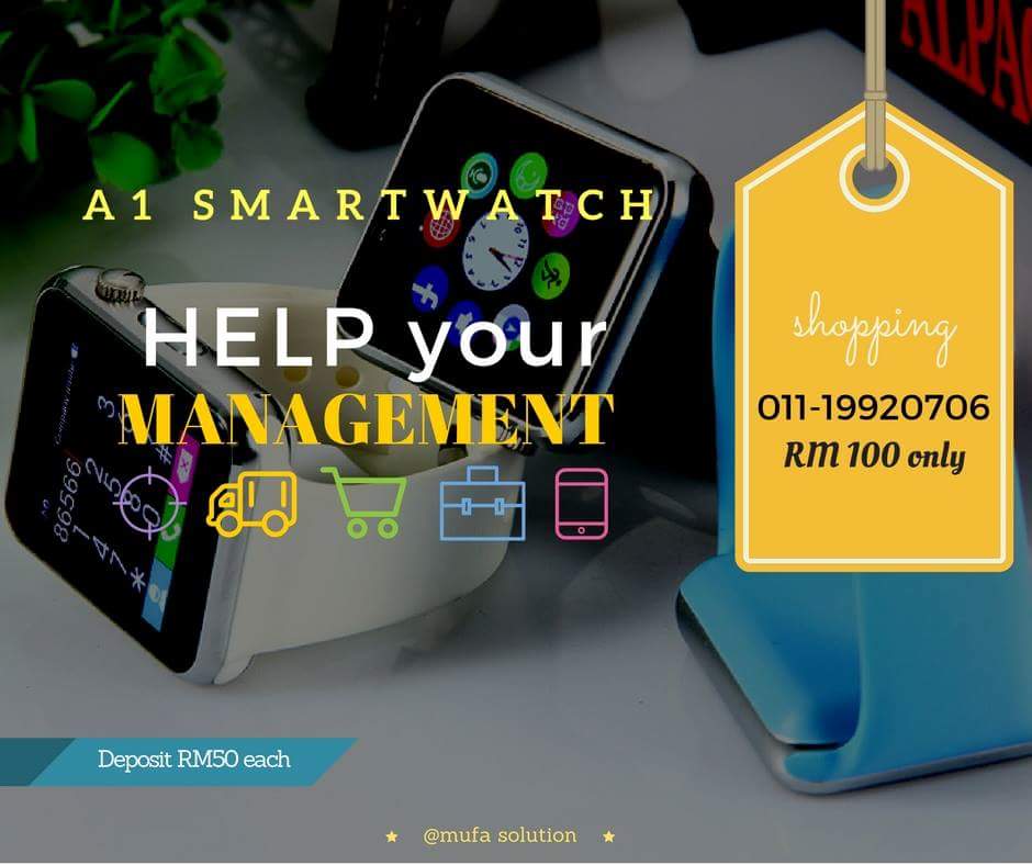MUFA_Solution's tweet photo. A1 Smart watch 
RM100

#sehatisejiwa
#QuranHour
#smartwach
#a1smartwatch
#lazada
#11street
#goshop
#noradanish https://t.co/AkV7co5G9t