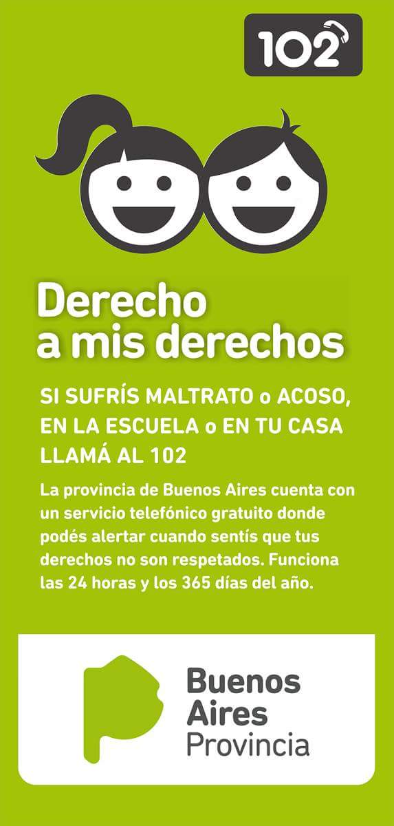 linea102's tweet photo. Llamá al 102, la línea de ayuda al niño! https://t.co/9DPavyYN9Y