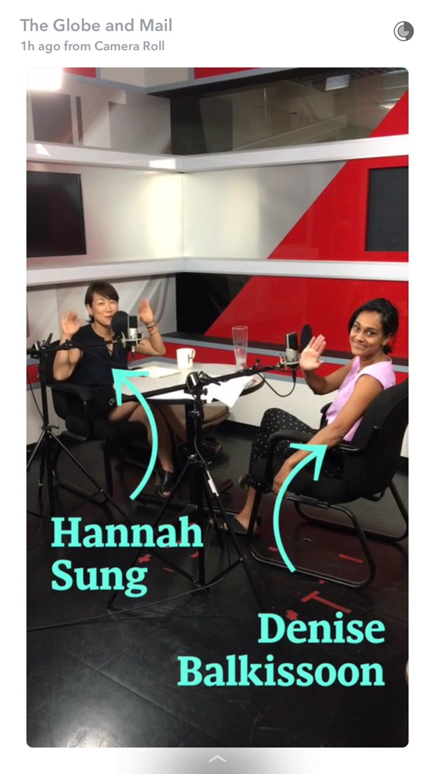 Check out our Snapchat for a sneak peek at #ColourCode, our new podcast about race in Canada. Add theglobeandmail