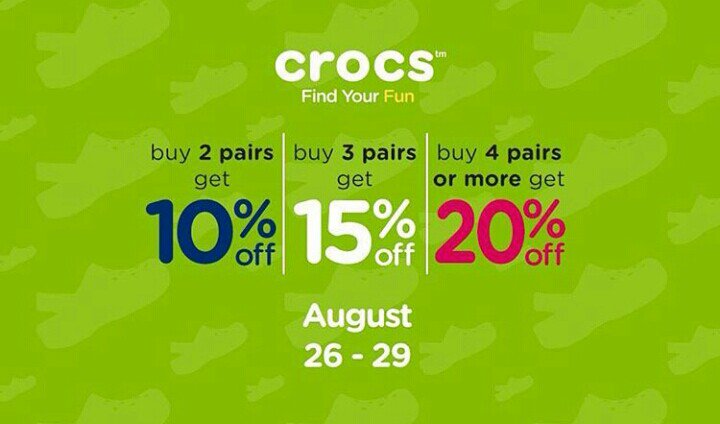 crocs cash and carry