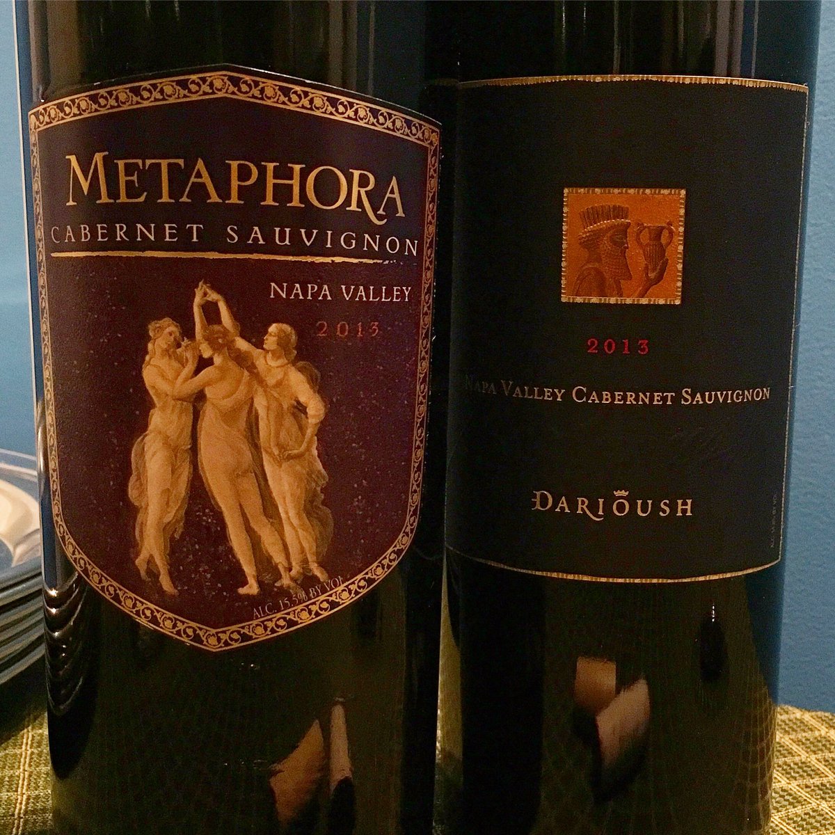 Judged some top #napa #cabernets tonight with <a href="/TheFiftyBest/">The Fifty Best</a>. My top ratings go to <a href="/MetaphoraWines/">Metaphora Wines</a> <a href="/darioushwinery/">Darioush</a>