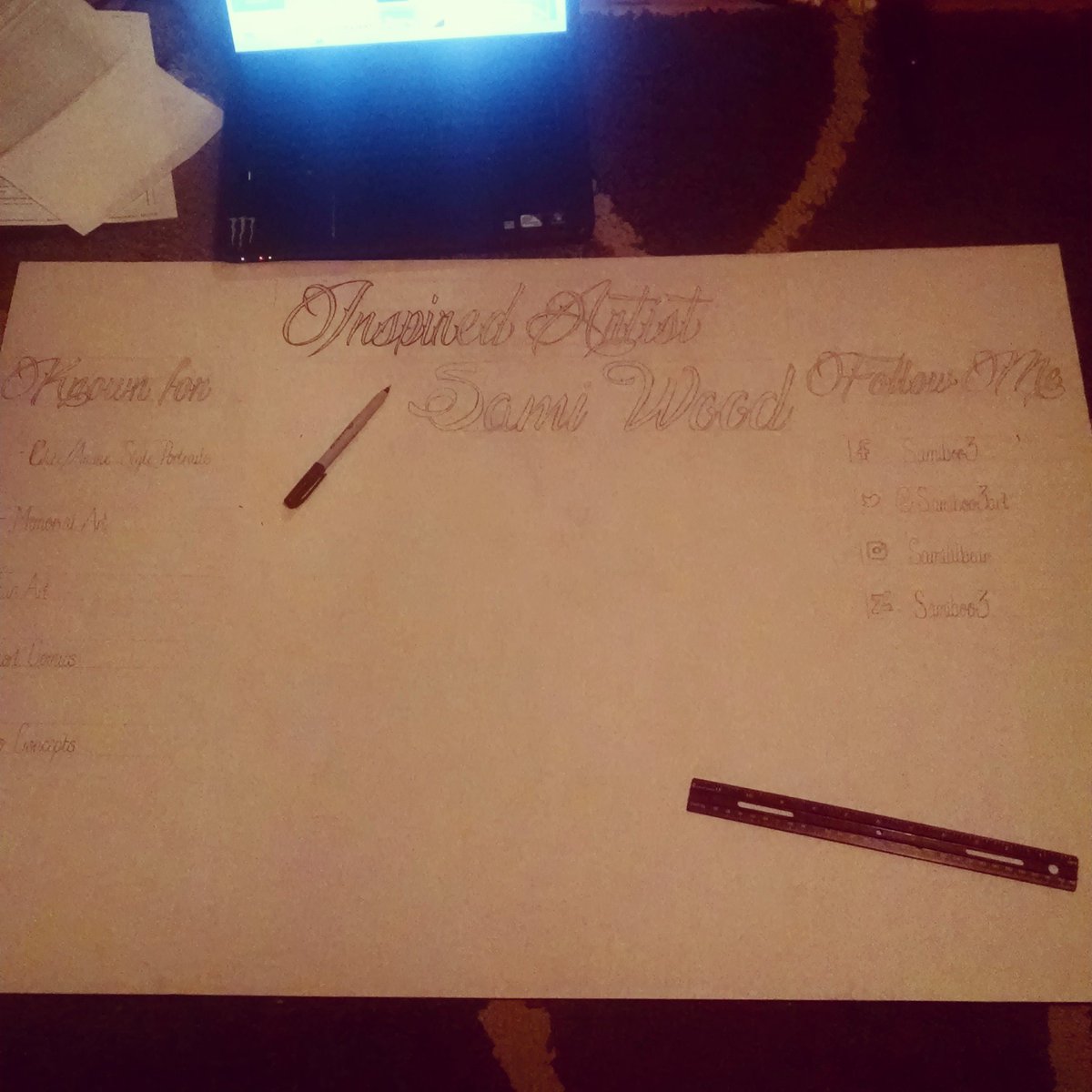 Pencil work is finished just gotta add ink, color and art