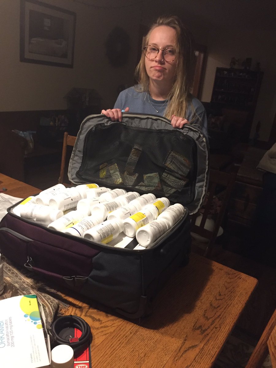 SmollyAnne's tweet photo. With #cysticfibrosis it only takes one extra suitcase https://t.co/K8YEmCEtcJ