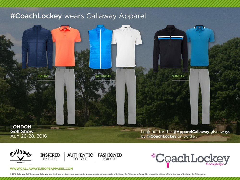 CoachLockey's tweet photo. #LockeyArmy Prize Time

RT + FOLLOW @ApparelCallaway

Win one of my @LondonGolfShow outfits. Winner announced Sunday https://t.co/JwFi2mO75M