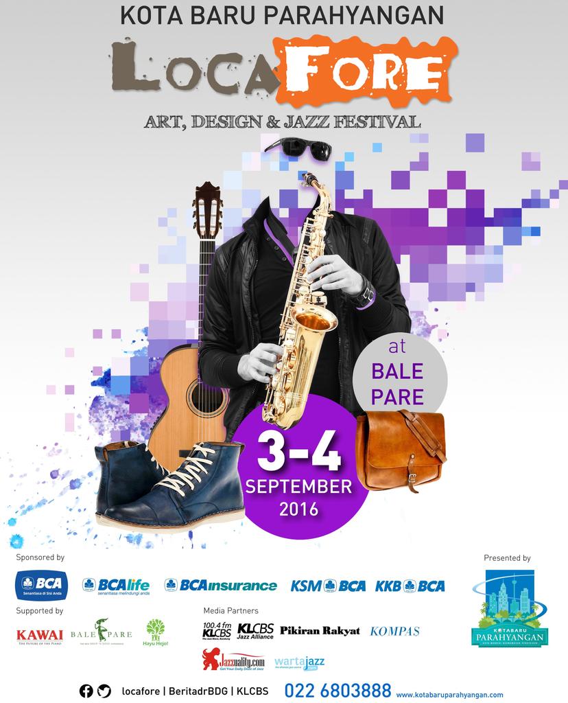 Come back again Locafore Jazz Festival is coming 2016 3-4 September at Bale pare Kota Baru Parahyangan