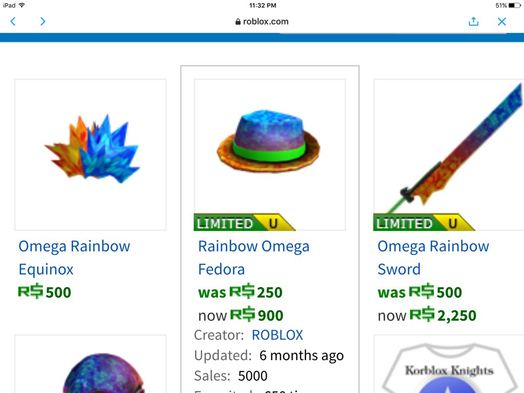 Rbxleaks On Twitter Omega Rainbow Top Hat Mesh 488448475 Tx