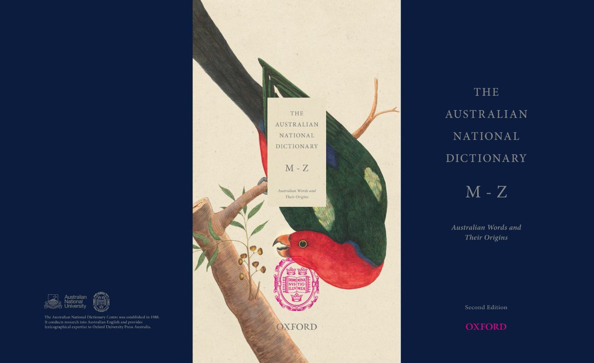 OUPAustraliaNZ's tweet photo. Designing the cover of the Australian National Dictionary second ed. | https://t.co/zlR0yeb4Yq #KnowYourAussie https://t.co/RpKuzs5PYe