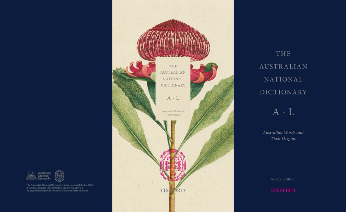 OUPAustraliaNZ's tweet photo. Designing the cover of the Australian National Dictionary second ed. | https://t.co/zlR0yeb4Yq #KnowYourAussie https://t.co/RpKuzs5PYe
