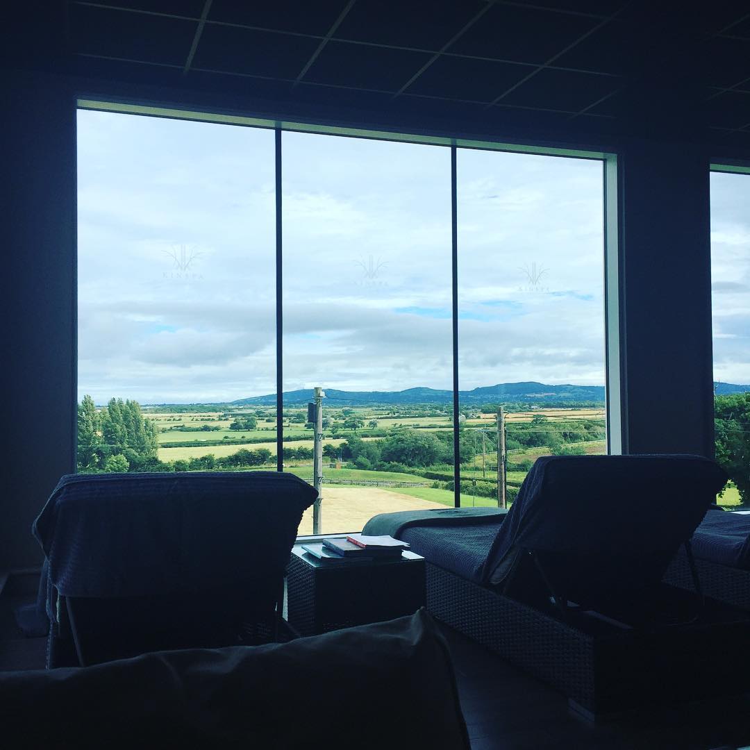Supreme Spy loves the gorgeous views of the lush Welsh parkland from @KinmelManor's relaxation room.
