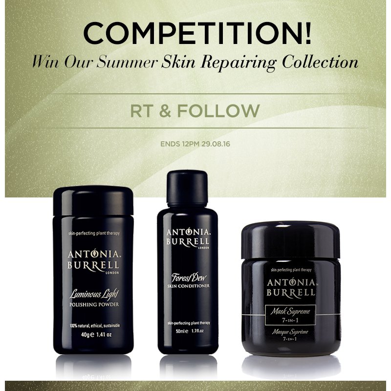 antoniaburrell's tweet image. #Win our skin-repairing trio to revive your skin after #summer! #RT &amp;amp; follow to enter! Ends 12pm 29.8.16#competition