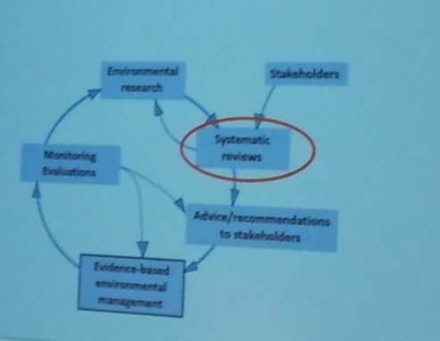 MKennedyChouane's tweet image. '@MistraEviEM presents work to support #evidenceinformed policy in Sweden with systematic reviews #envevidence2016