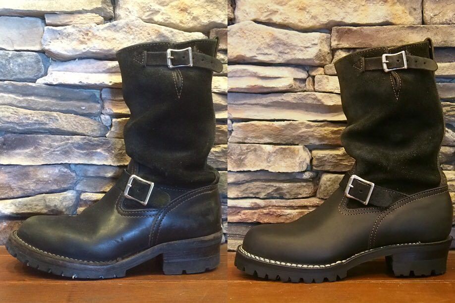 wesco_setagaya's tweet photo. Before &amp; After rebuilding #wesco #wescoboots #boss #madeinoregon #madeinusa #customizedwes… https://t.co/ScvHqeY2iV https://t.co/3AzghAMXkG