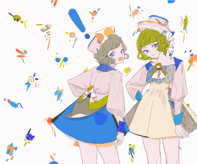 「blue skirt」 illustration images(Oldest)