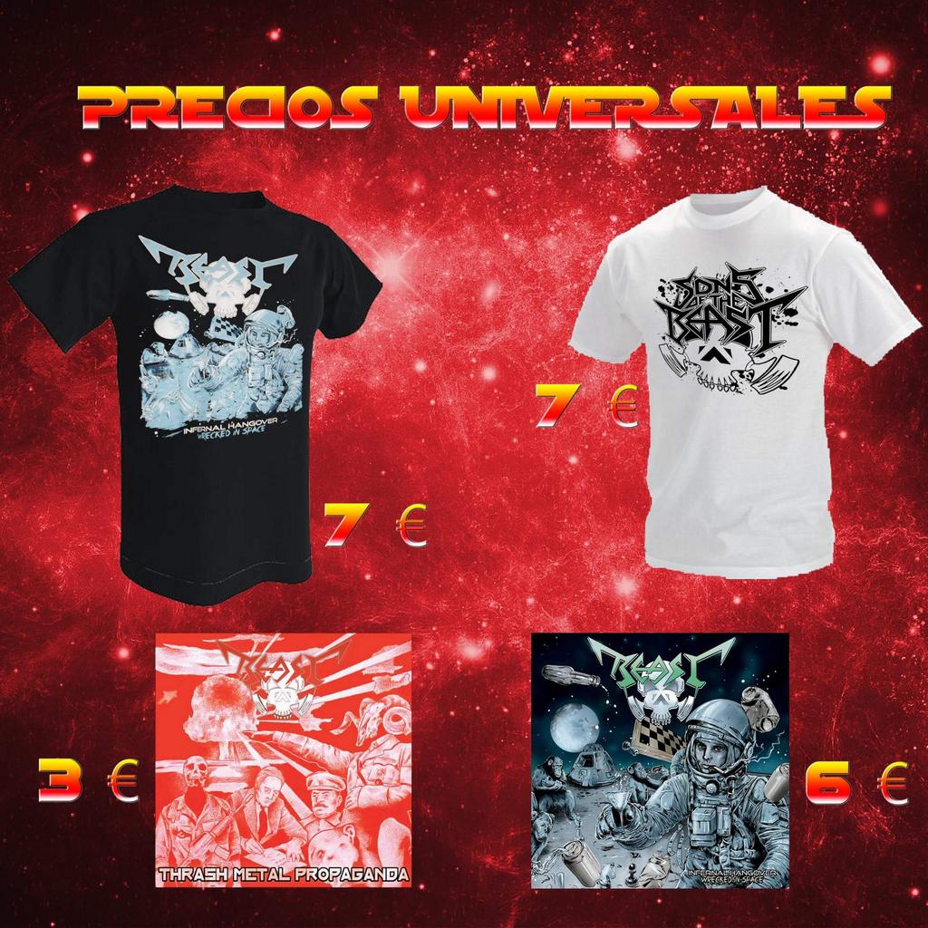 Estamos trabajando en  nuevo material para nuestro próximo LP. ¡Échanos una mano! 

beast-thrash.bandcamp.com/merch