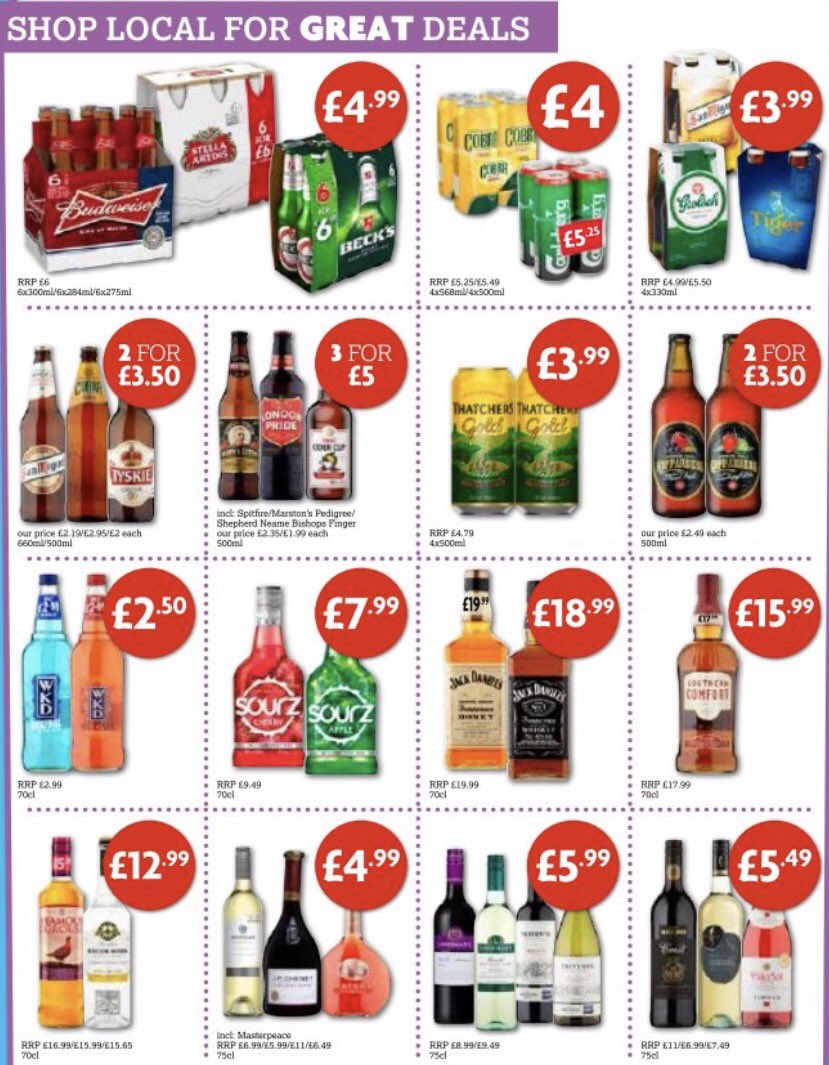 Bank Holiday weekend and it's ☀️ we've got some great offers in store to help that #FridayFeeling  #LovetobeLocal
