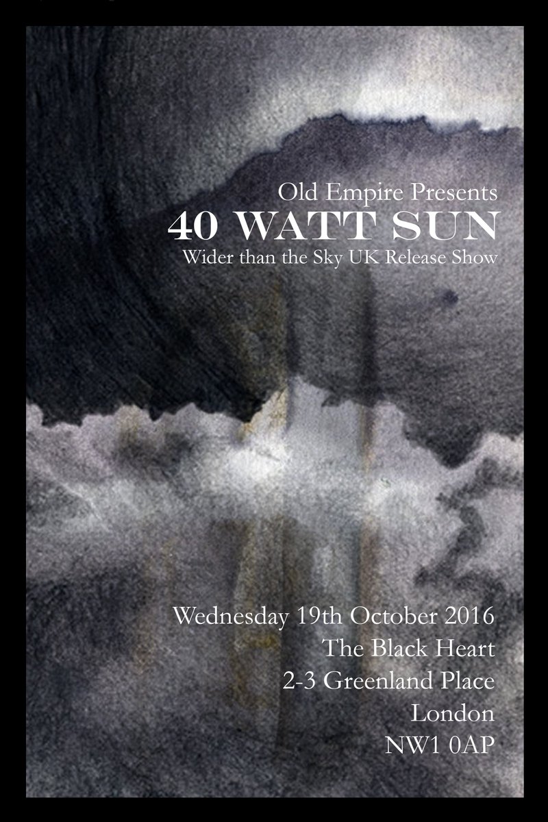 Tickets for 40 Watt Sun's newly announced London release show are on sale now. seetickets.com/event/40-watt-…