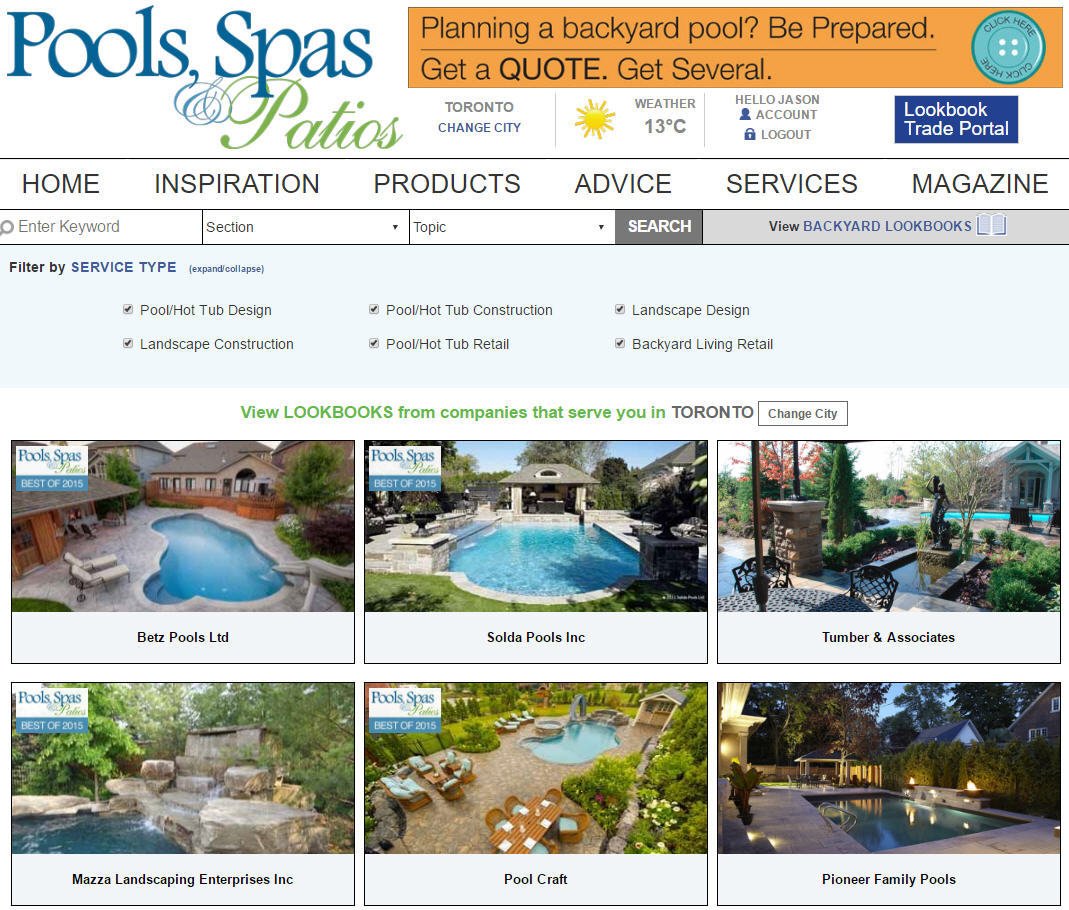 poolsspaspatios's tweet image. Planning a #backyard project? Let our #BackyardLookbooks inspire you buff.ly/2blPEJr #ProProjects
