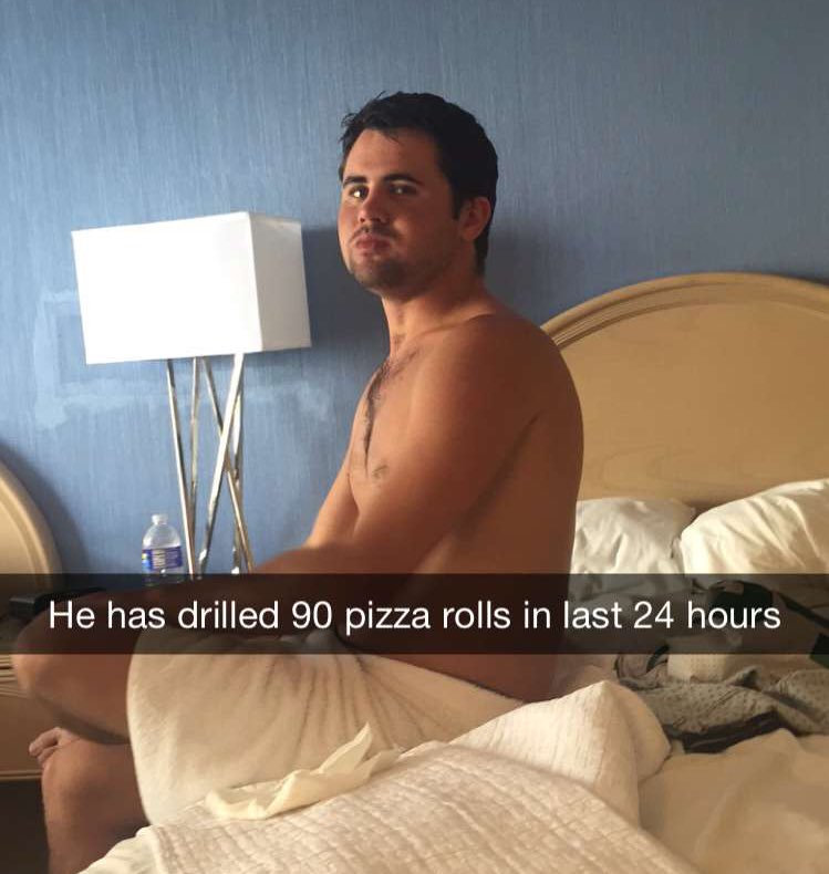 JBswaggerhound's tweet photo. Hey @BarstoolBigCat thought you'd have my back w pizza rolls on mt. Rushmore of finger foods #fatguys @PardonMyTake https://t.co/HnWBtKgKZm