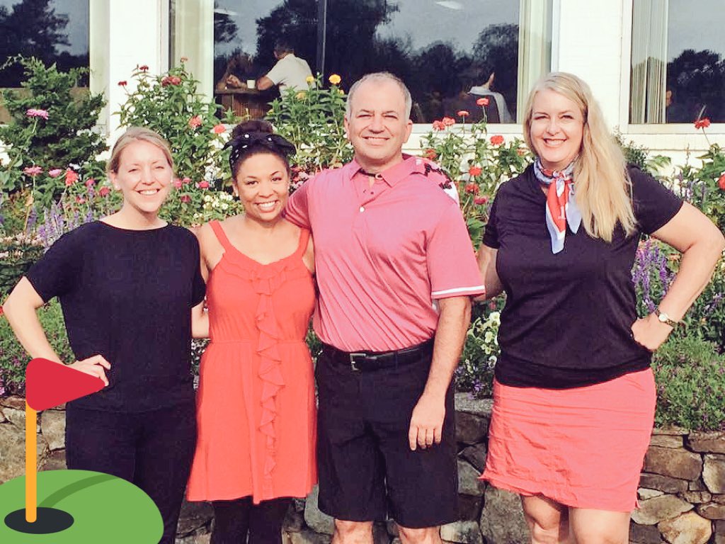 JuniorLeagueRI's tweet image. Another successful tourney underway! Well done #jlri @AmericanCancer #pizzutiopen #golf #charity #ajli