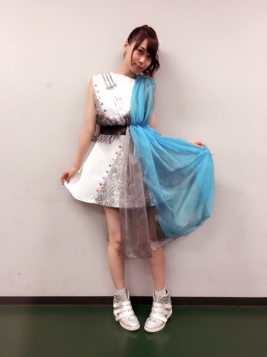 あと♡新衣装！女神っぽいよね笑 かわゆ♡ そしてアニサマでは毎回