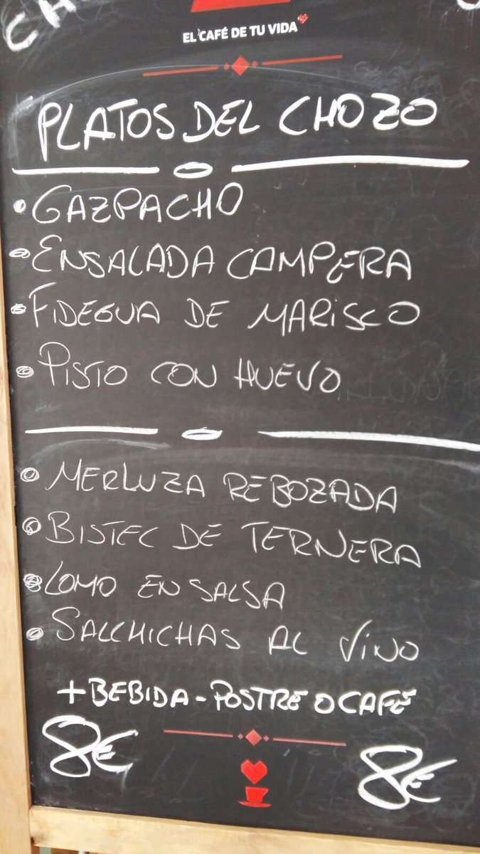 Un #viernes sin #MenúDelDía del #ChozoExtremeño, ¡no sabe igual! Os esperamos #hoy y todo el #weekend long! 🍅🍲🍗🍰🍴