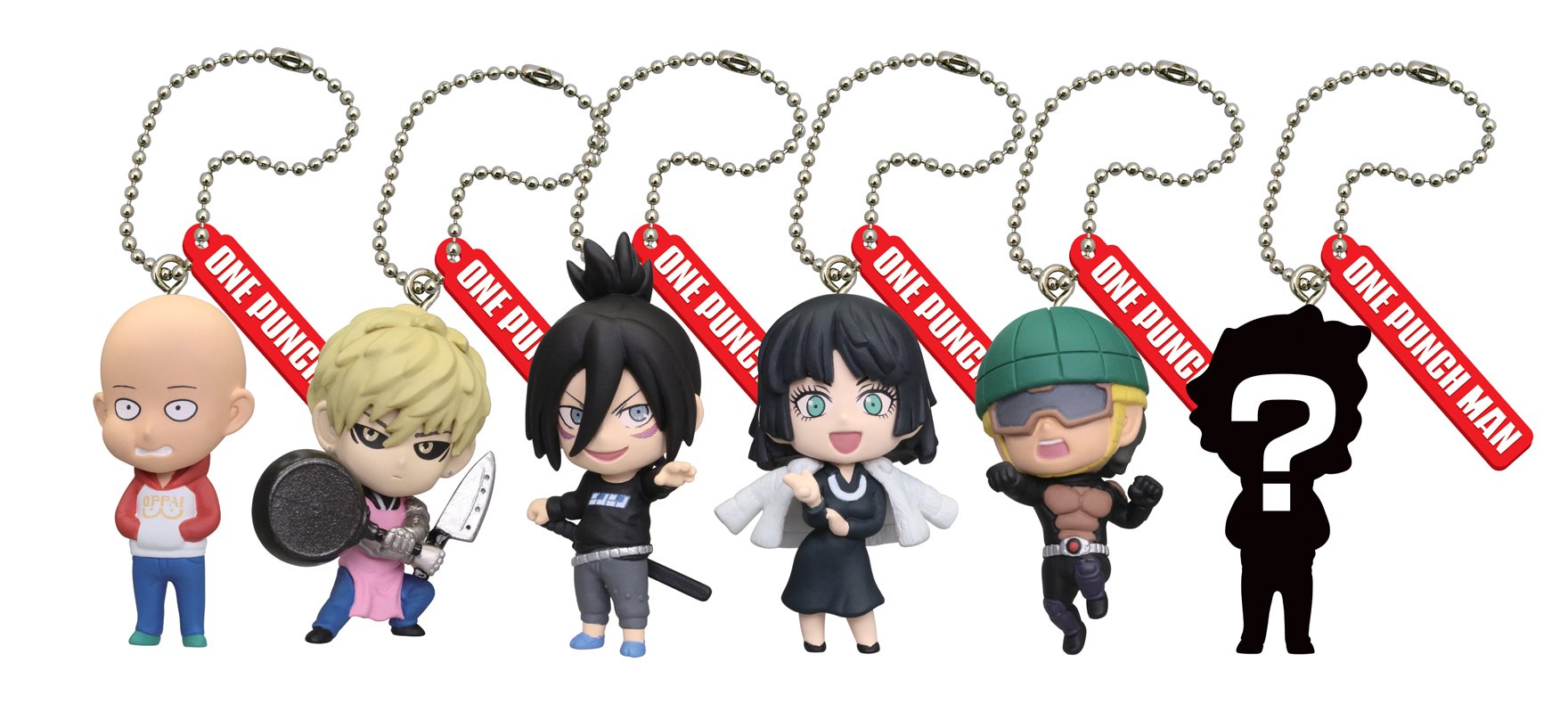 ワンパンマン フィギュアキーチェーン1〜3 Cセット（全7個） アニメ