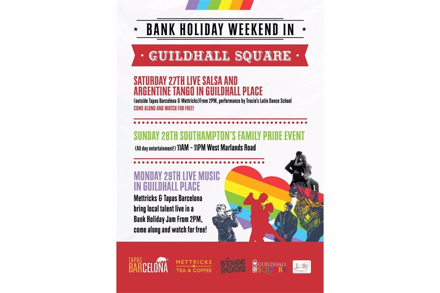 Guildhall Square - the place to be this weekend <a href="/TapasSouth/">Tapas Barcelona</a> <a href="/MettricksCoffee/">Mettricks</a> <a href="/TheStageDoorSO/">The Stage Door</a> bit.ly/2bSd9GU