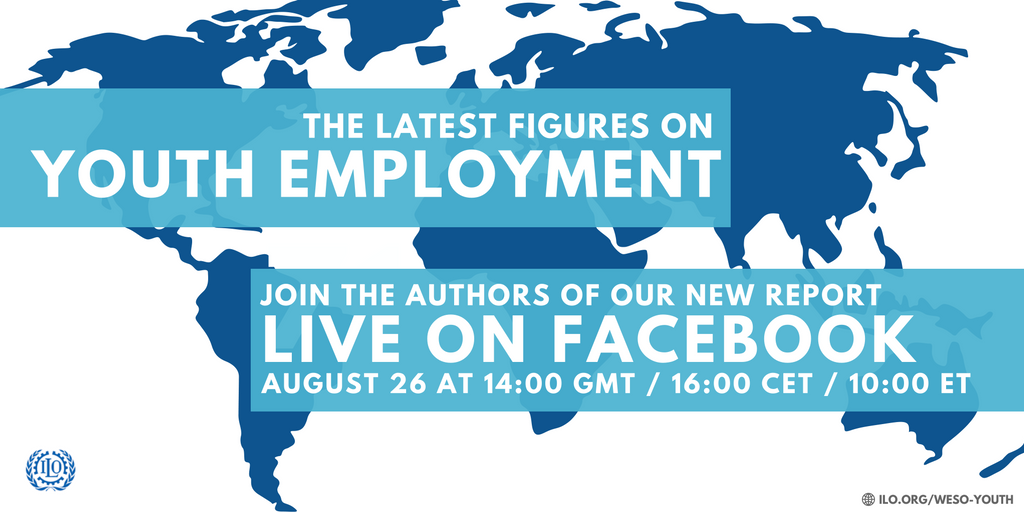 Join the authors of <a href="/ILO/">International Labour Organization</a>'s new report on global youth employment trends for a live interview today at 14:00 GMT